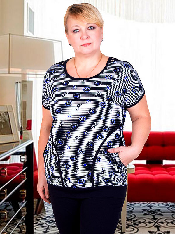 Костюм женский Морской 1276