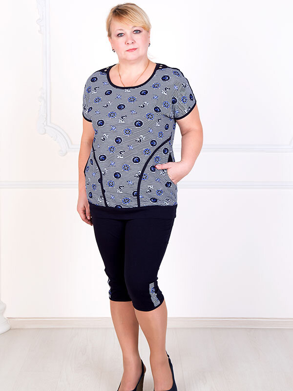 Костюм женский Морской 1276