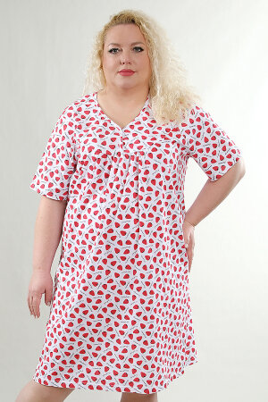 Женская ночная сорочка 88055 Клубника