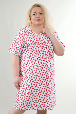 Женская ночная сорочка 88055 Клубника