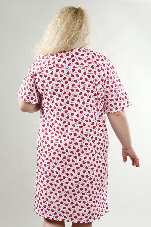 Женская ночная сорочка 88055 Клубника