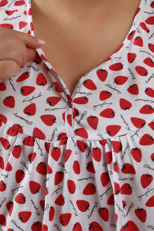 Женская ночная сорочка 88055 Клубника