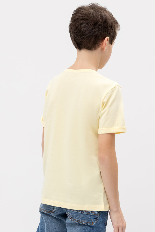 Детская футболка 113421 светло-желтый