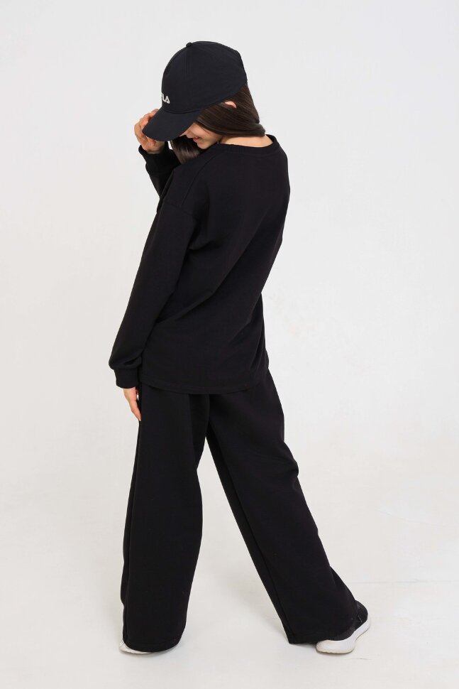 Костюм с брюками для девочки 1585 черный