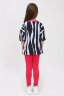 Костюм с лосинами для девочки Зебра футболка,лосины арт. ФЛ-1