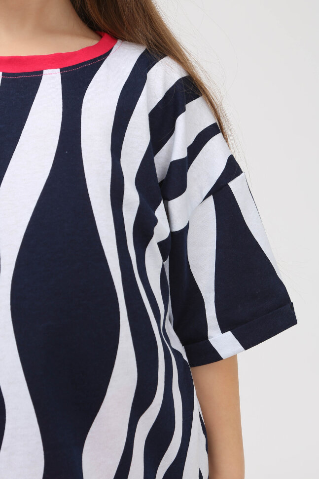 Костюм с лосинами для девочки Зебра футболка,лосины арт. ФЛ-1