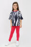 Костюм с лосинами для девочки Зебра футболка,лосины арт. ФЛ-1