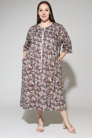 Халат Зима коричневый ХГ-020-5