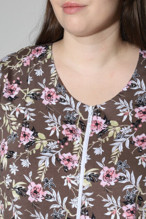 Халат Зима коричневый ХГ-020-5