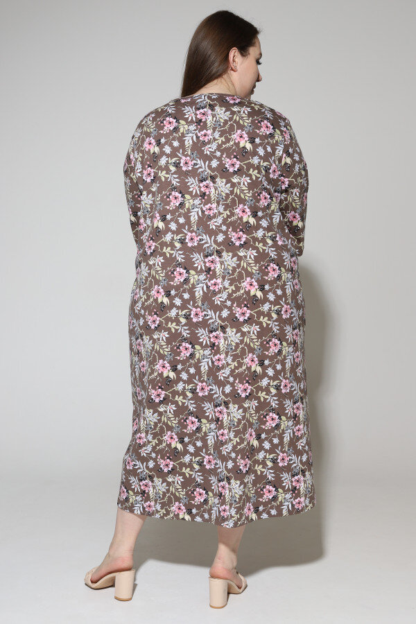 Халат Зима коричневый ХГ-020-5