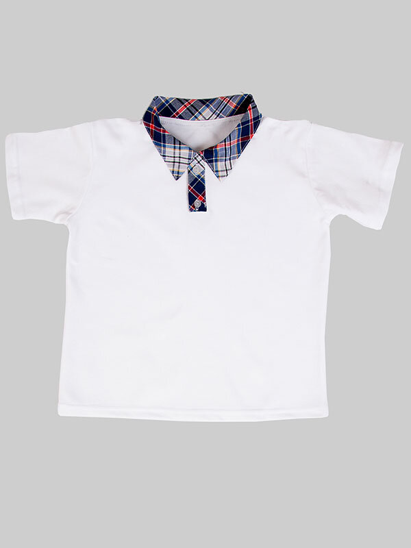 Футболка детская Поло (белый)