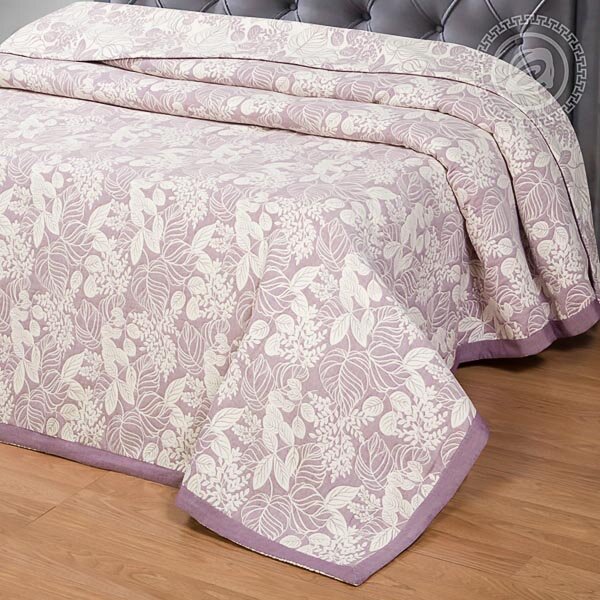 Покрывало Ясмина фиолетовое, жаккард