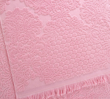 Полотенце махровое Премиум Монако розовый, 500г/м