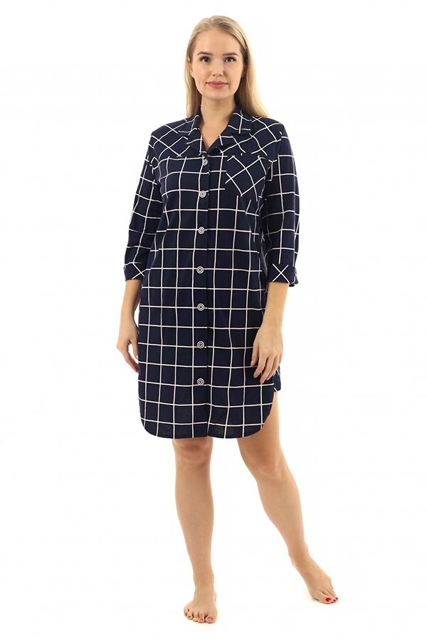 Халат Кира клетка К-219
