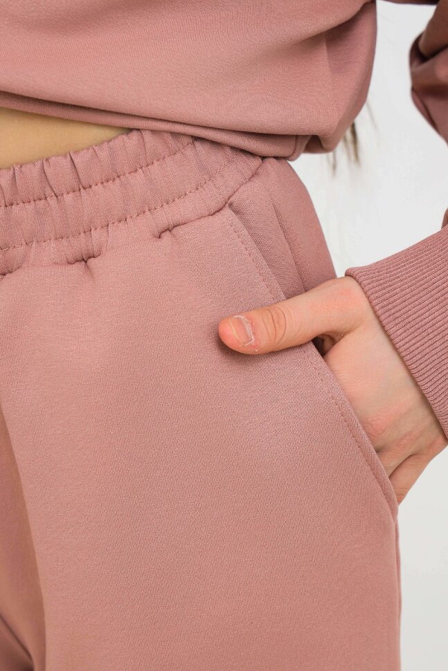 Костюм с брюками для девочки 1585 пудра