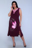 Платье женское 71063 бордовый