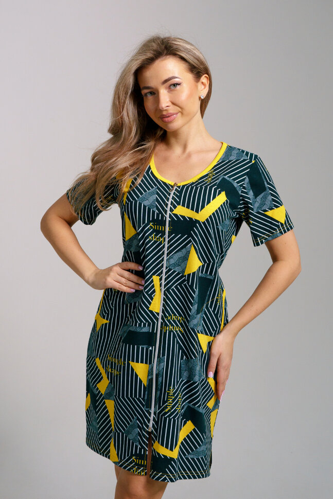 Халат Женский 36937 зеленый