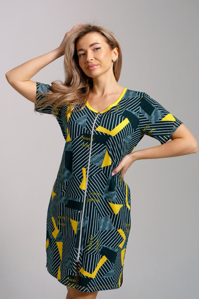 Халат Женский 36937 зеленый