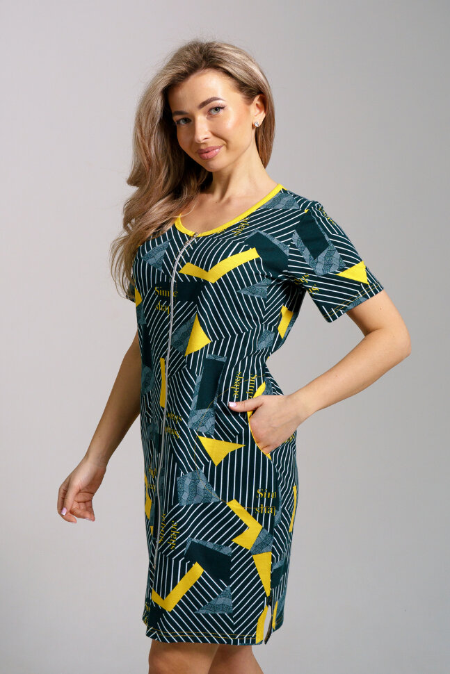 Халат Женский 36937 зеленый