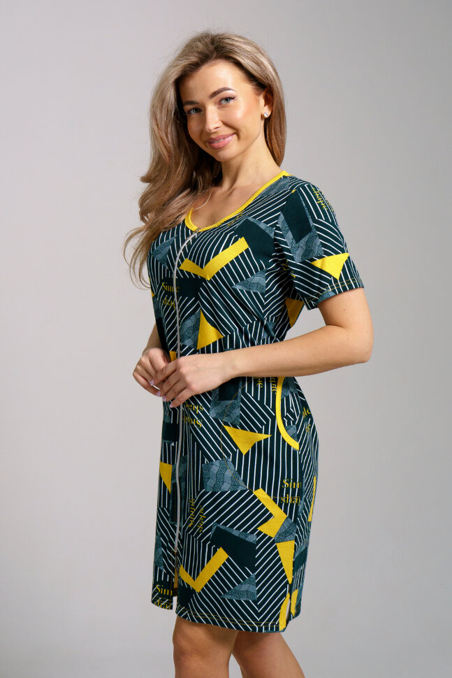 Халат Женский 36937 зеленый