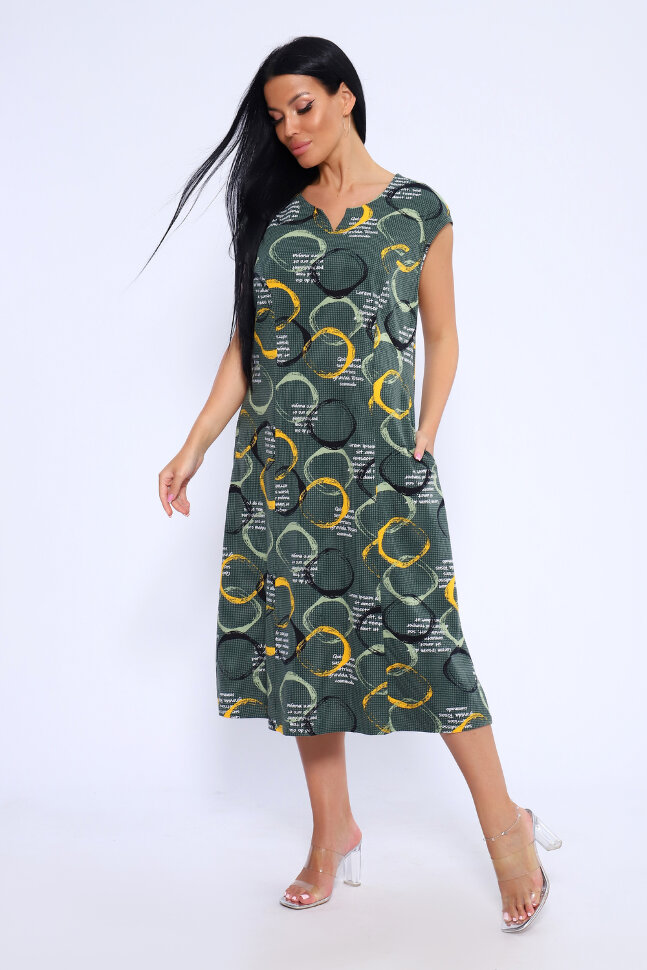 Платье женское Энсо ПЛ-002 мятно зеленый