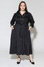 Платье-рубашка Лаки черный ПЛ- 777-1