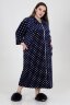 Халат велюр горох ХГ-019-3