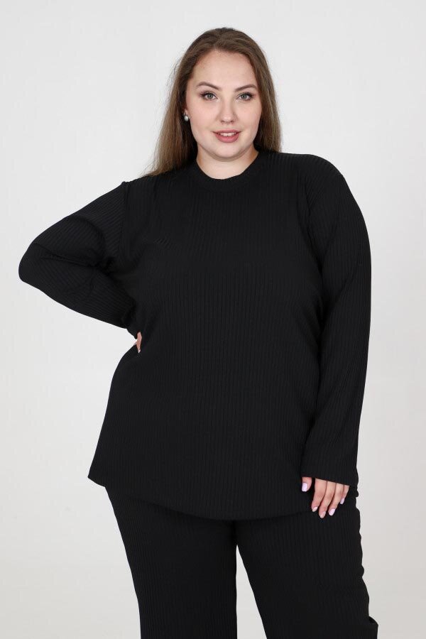 Лонгслив Береста черный ЛОГ-01