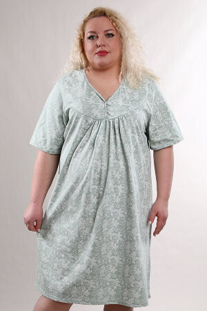 Женская ночная сорочка 88055 светло-зеленый