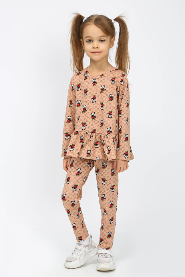 Костюм с брюками для девочки Крошка енот ТЛ-111
