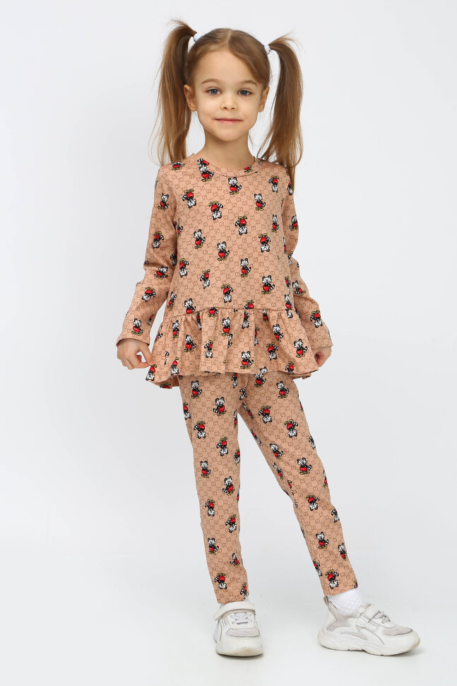 Костюм с брюками для девочки Крошка енот ТЛ-111