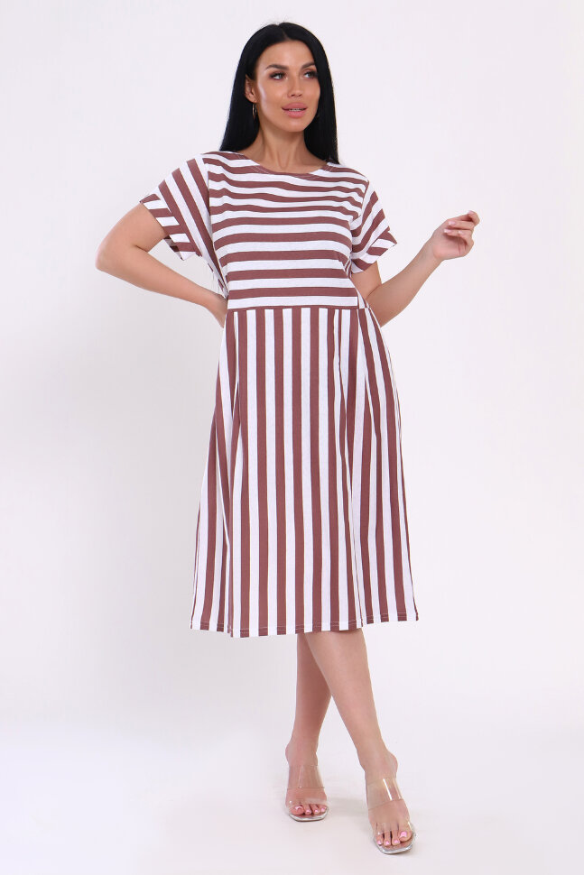 Платье женское 82054 пыльная роза