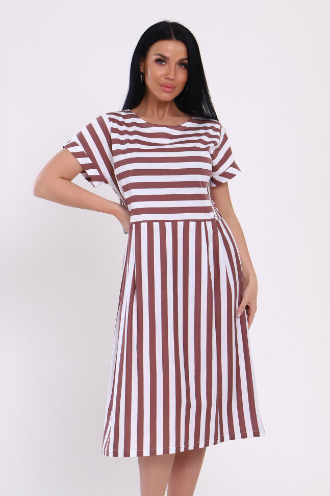 Платье женское 82054 пыльная роза