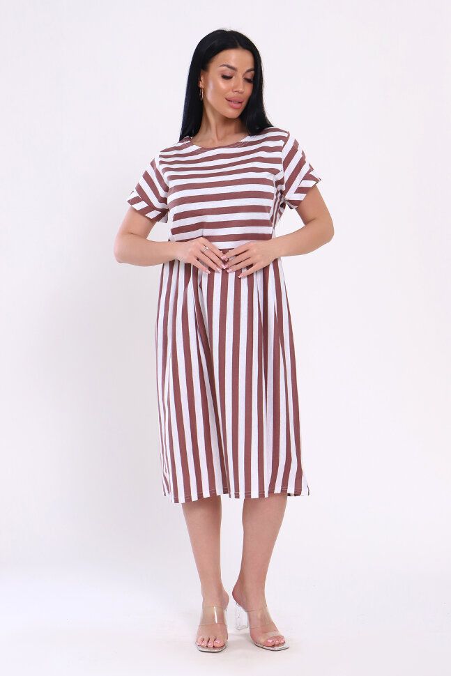 Платье женское 82054 пыльная роза