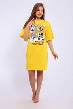 Платье женское ЕПЛ-1060 желтый
