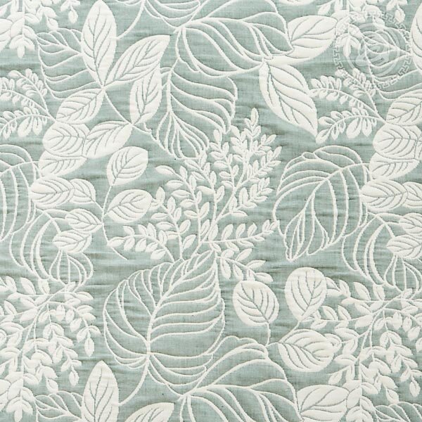 Покрывало Ясмина зеленое, жаккард