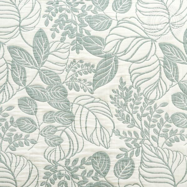 Покрывало Ясмина зеленое, жаккард