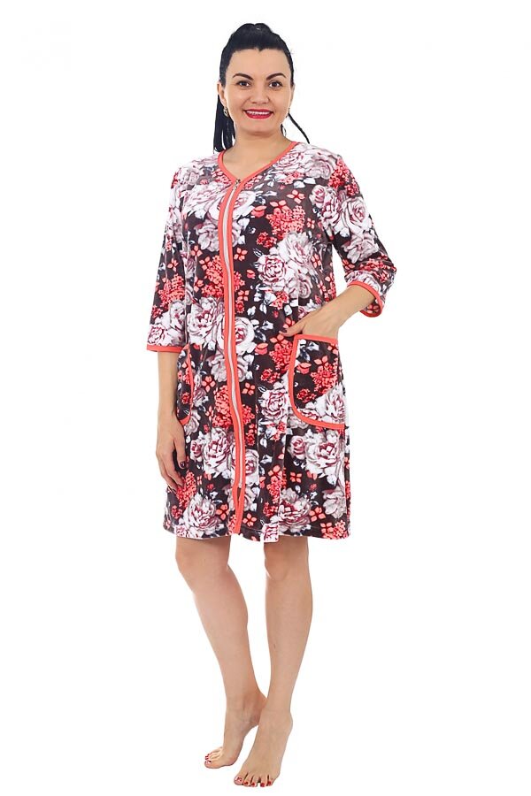 Халат Клара коралл  В-29