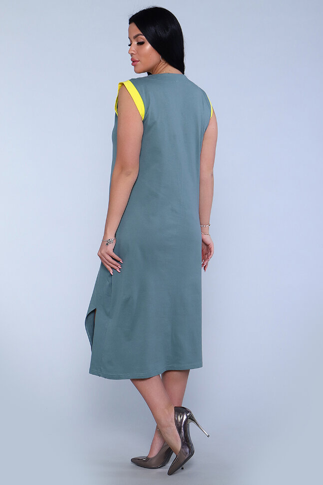 Платье женское 71063 оливковый