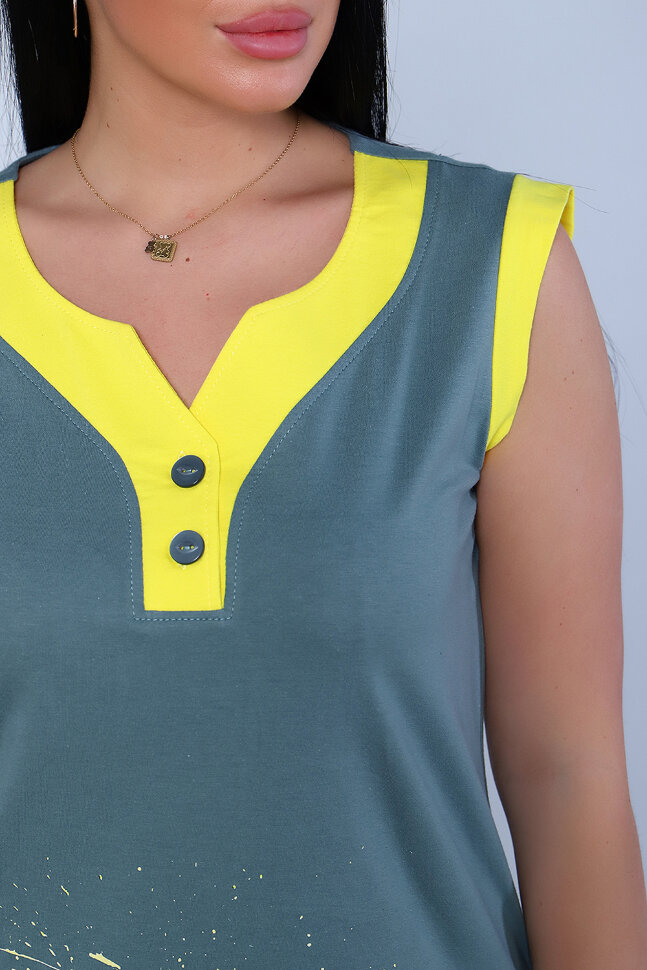 Платье женское 71063 оливковый