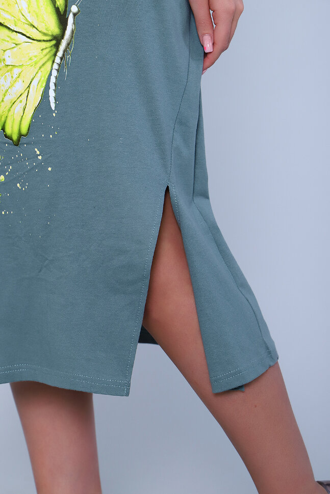 Платье женское 71063 оливковый