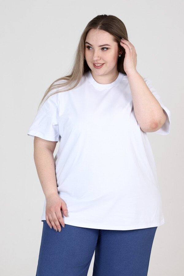 Футболка женская белая ФГ-99-2