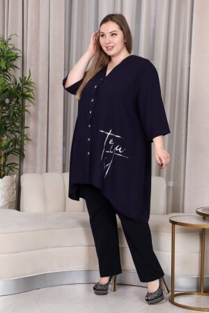 Туника Пуговка люкс штапель ТГ-33-5