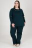 Кофта-туника Питер 2 изумруд КОФ-05