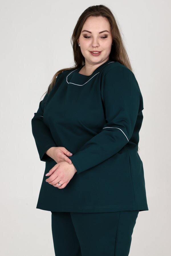 Кофта-туника Питер 2 изумруд КОФ-05