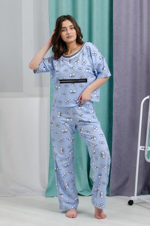 Женский костюм с брюками 8435