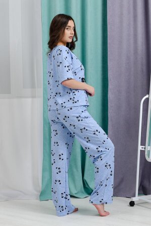 Женский костюм с брюками 8435