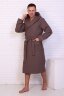 Халат мужской Чемпион ВЧ-242 серо-коричневый