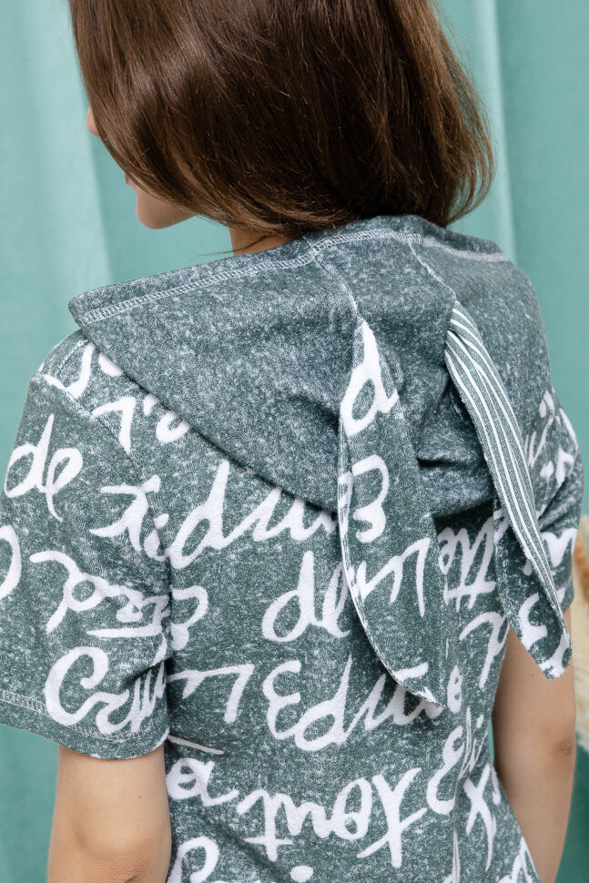 Халат Женский 8401 хаки