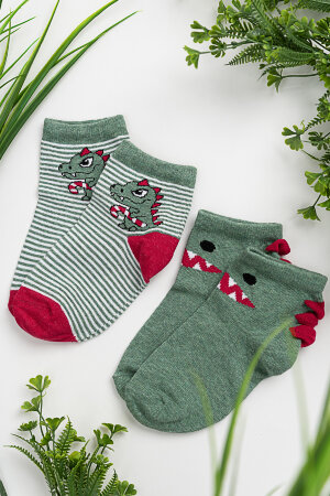 Детские носки Гоша нефрит